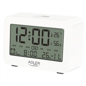 Adler | AD 1196w | Alarm Clock | W | White | Alarm function
